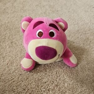 Disney Pink Lotso-Style Plush Bear with Cream Accents